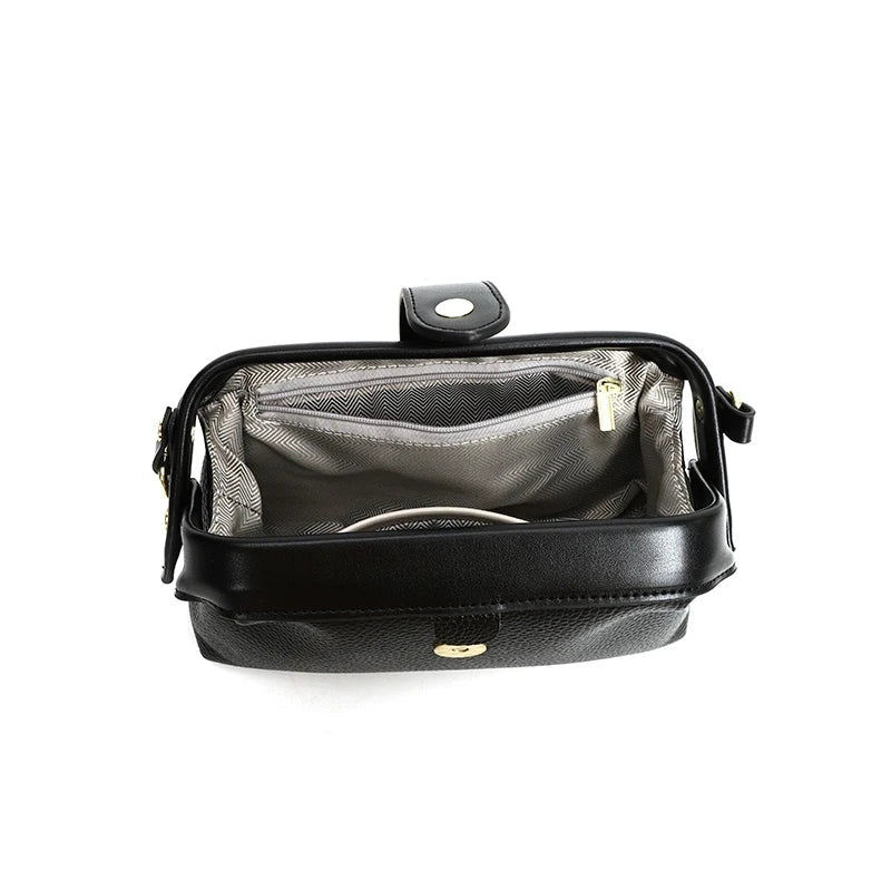 2023 Luxury Solid Color Cow Leather Handbag - High Quality Women Crossbody Shoulder Bags - Zevra