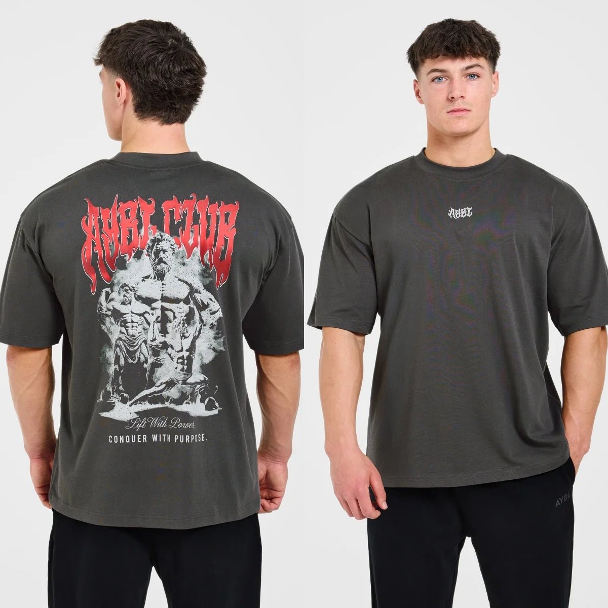 Classic Logo Strength Fitness Brand T-shirt Cotton Graphic Tee Men Women Summer Streetwear - Zevra