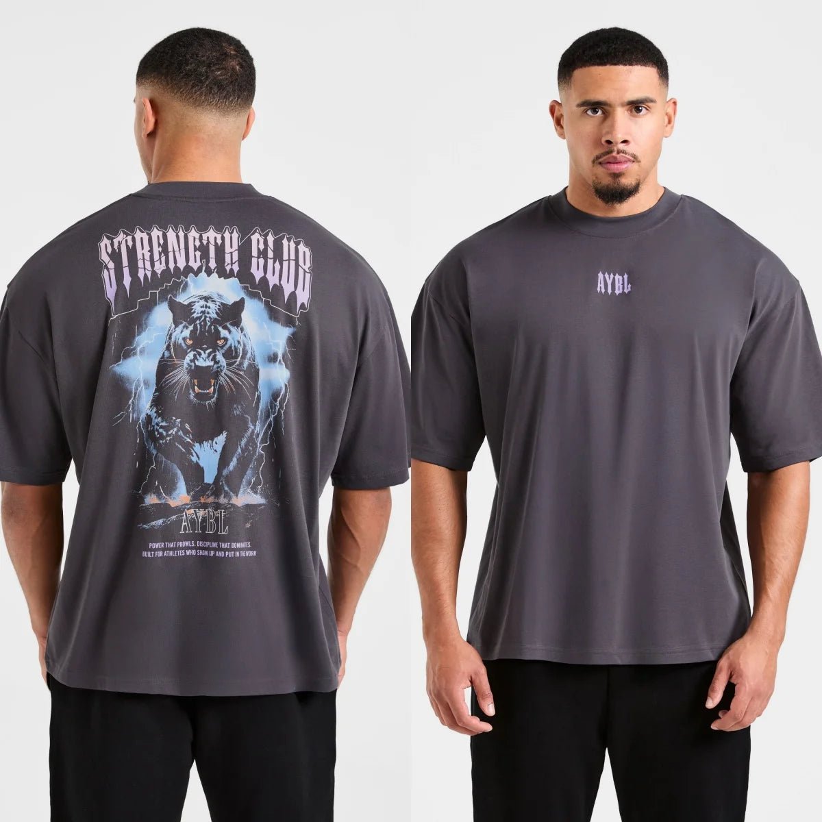 Classic Logo Strength Fitness Brand T-shirt Cotton Graphic Tee Men Women Summer Streetwear - Zevra