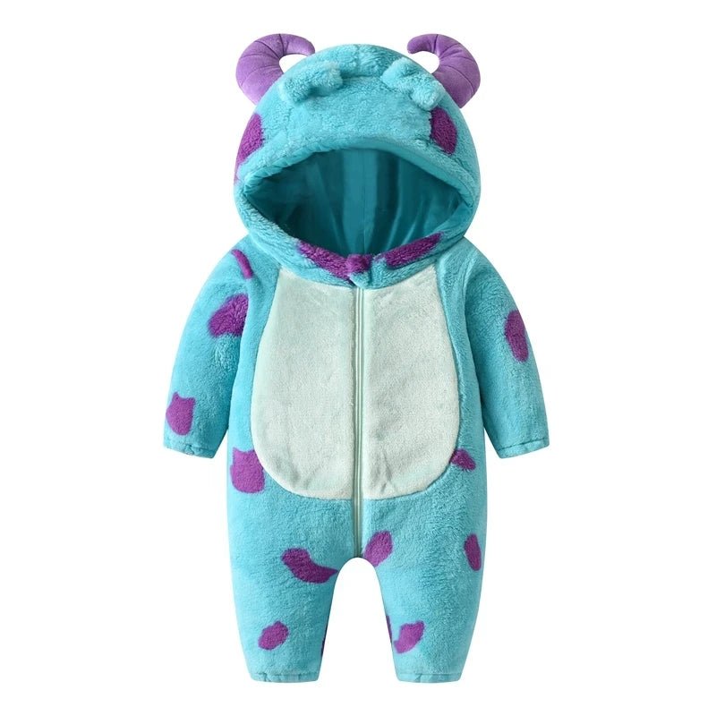 Hooded Fleece Baby Snowsuit - Zevra