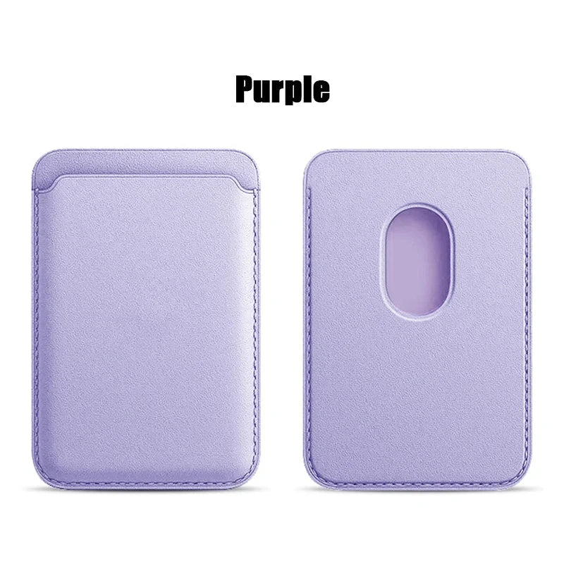 Magnetic Leather Card Holder - Zevra