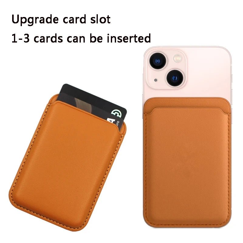 Magnetic Leather Card Holder - Zevra