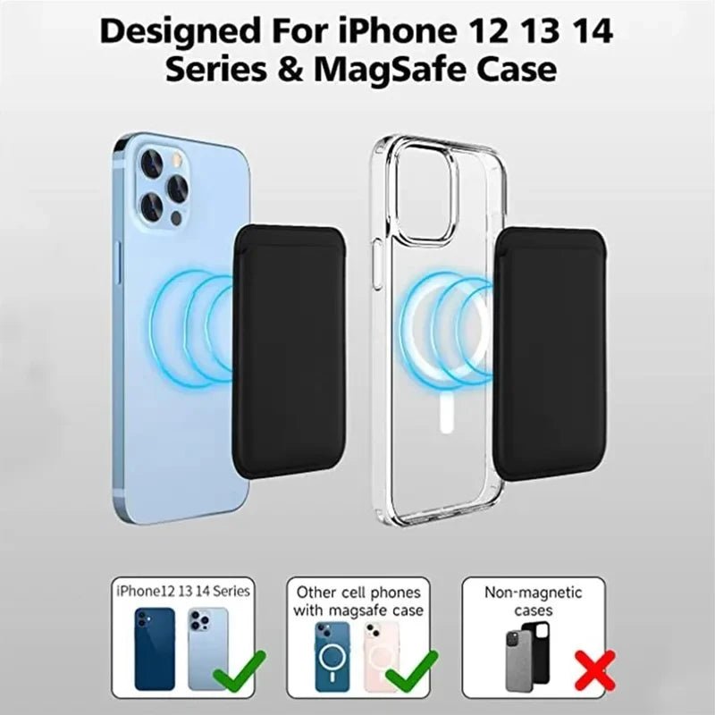 Magnetic Leather Card Holder - Zevra