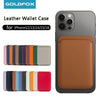 Magnetic Leather Card Holder - Zevra