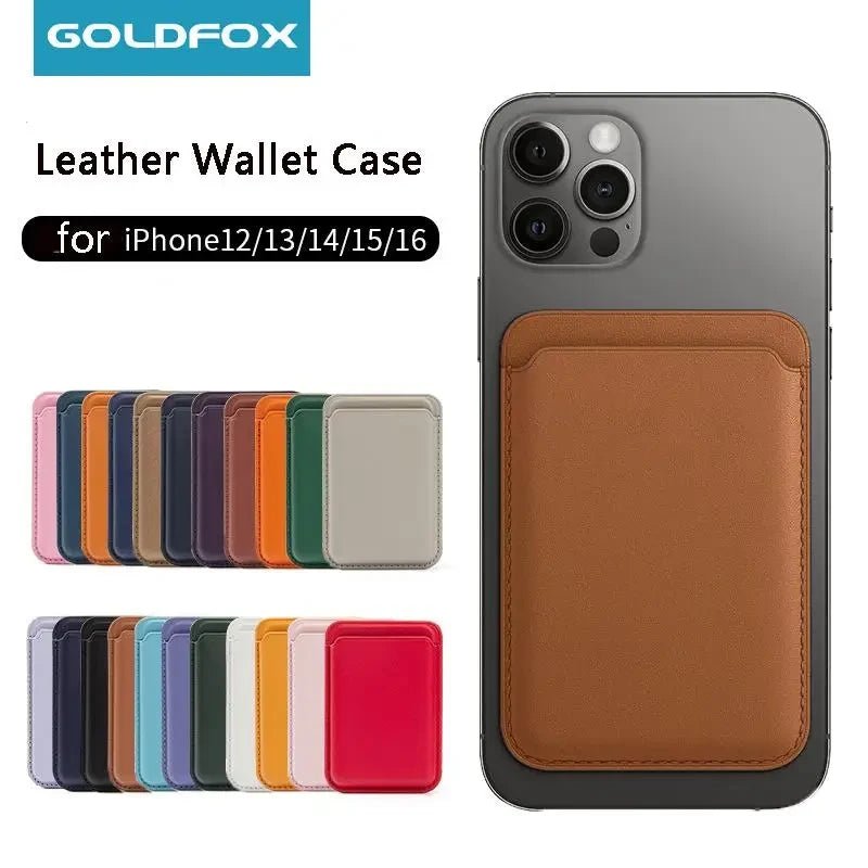 Magnetic Leather Card Holder - Zevra