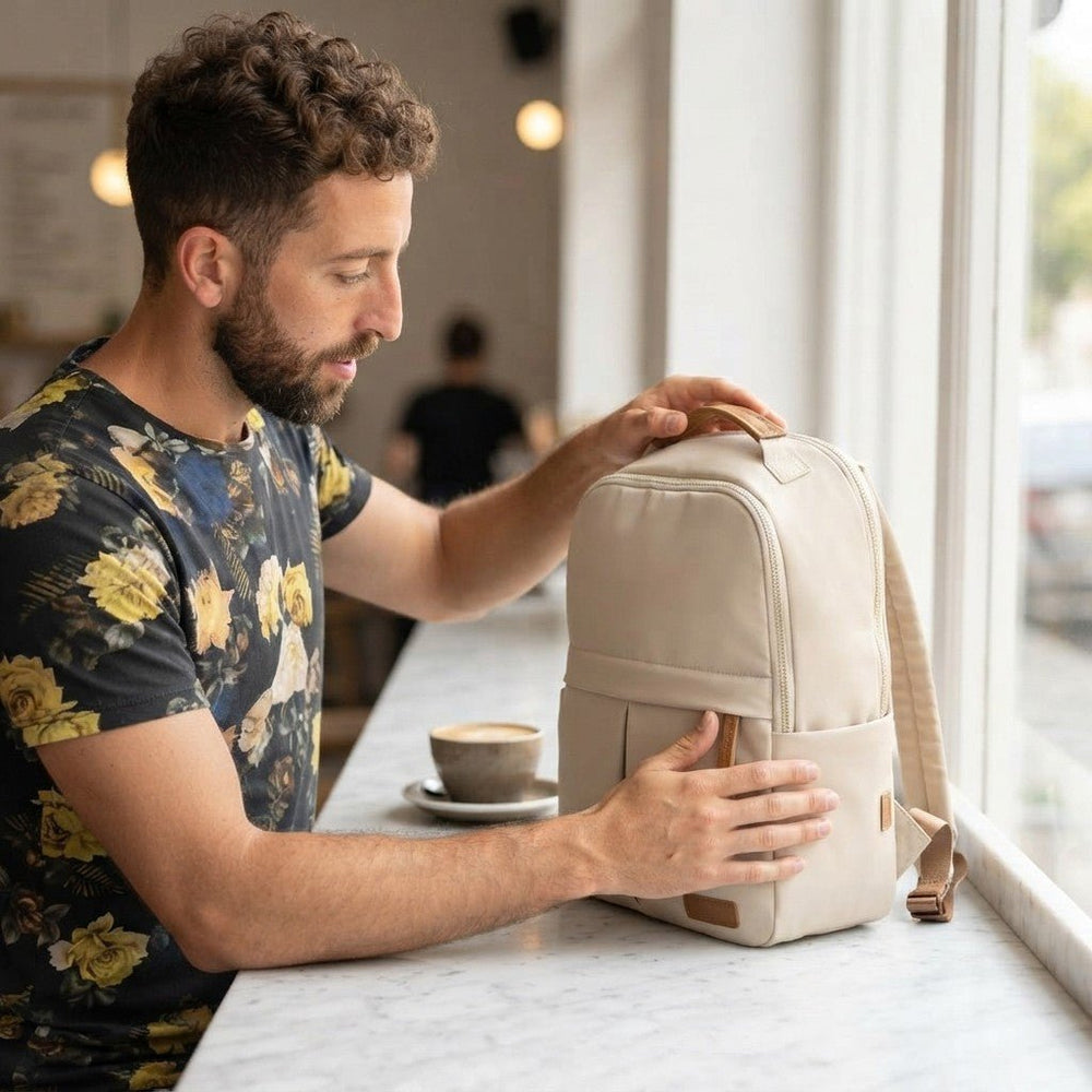 Minimalist Oxford Laptop Backpack - Zevra